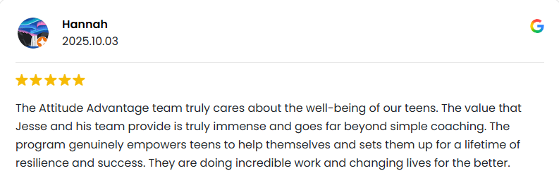 Google review: Hannah