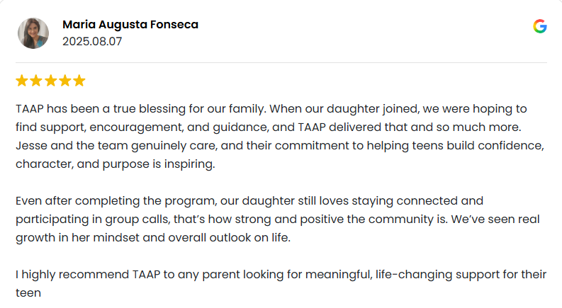Google review: Maria Augusta Fonseca